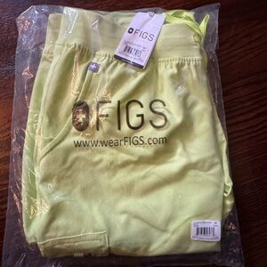 Figs Sea Mist Zamora Scrub pants